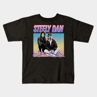 Steely Dan / Retro Aesthetic Meme Parody Design Kids T-Shirt